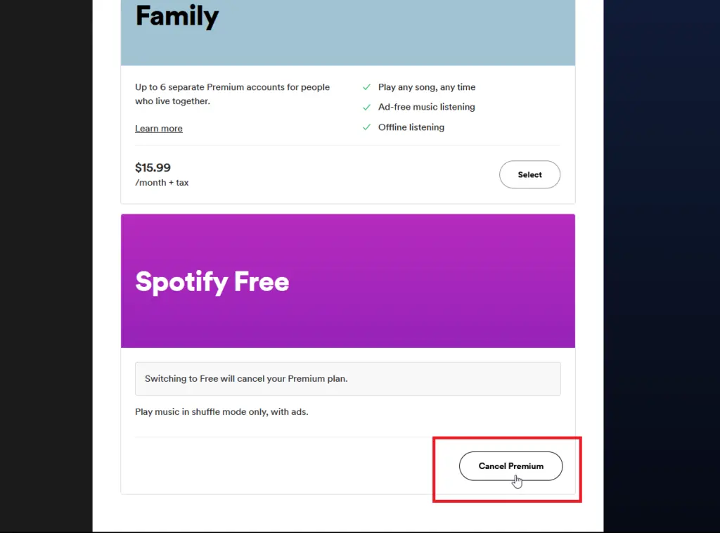 文章:《如何取消Spotify Premium(并删除免费帐户)》_配图