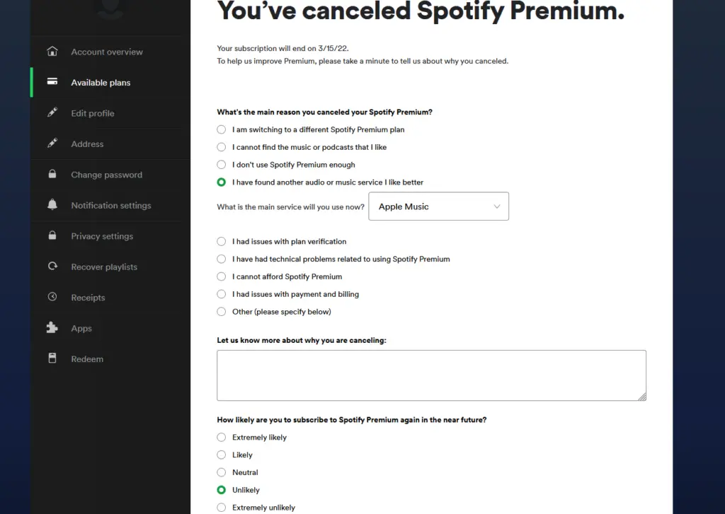 文章:《如何取消Spotify Premium(并删除免费帐户)》_配图2