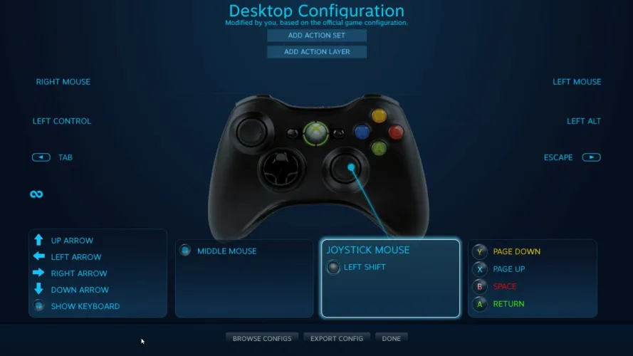 文章:《二合一：如何把你的游戏控制器变成电脑鼠标》_配图