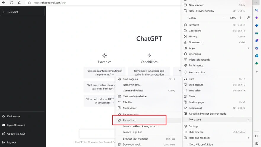 文章:《如何将ChatGPT或新的Bing作为Windows应用程序运行》_配图5