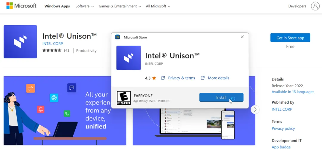 文章:《Intel Unison：如何将您的iPhone或Android设备与Windows 11同步》_配图