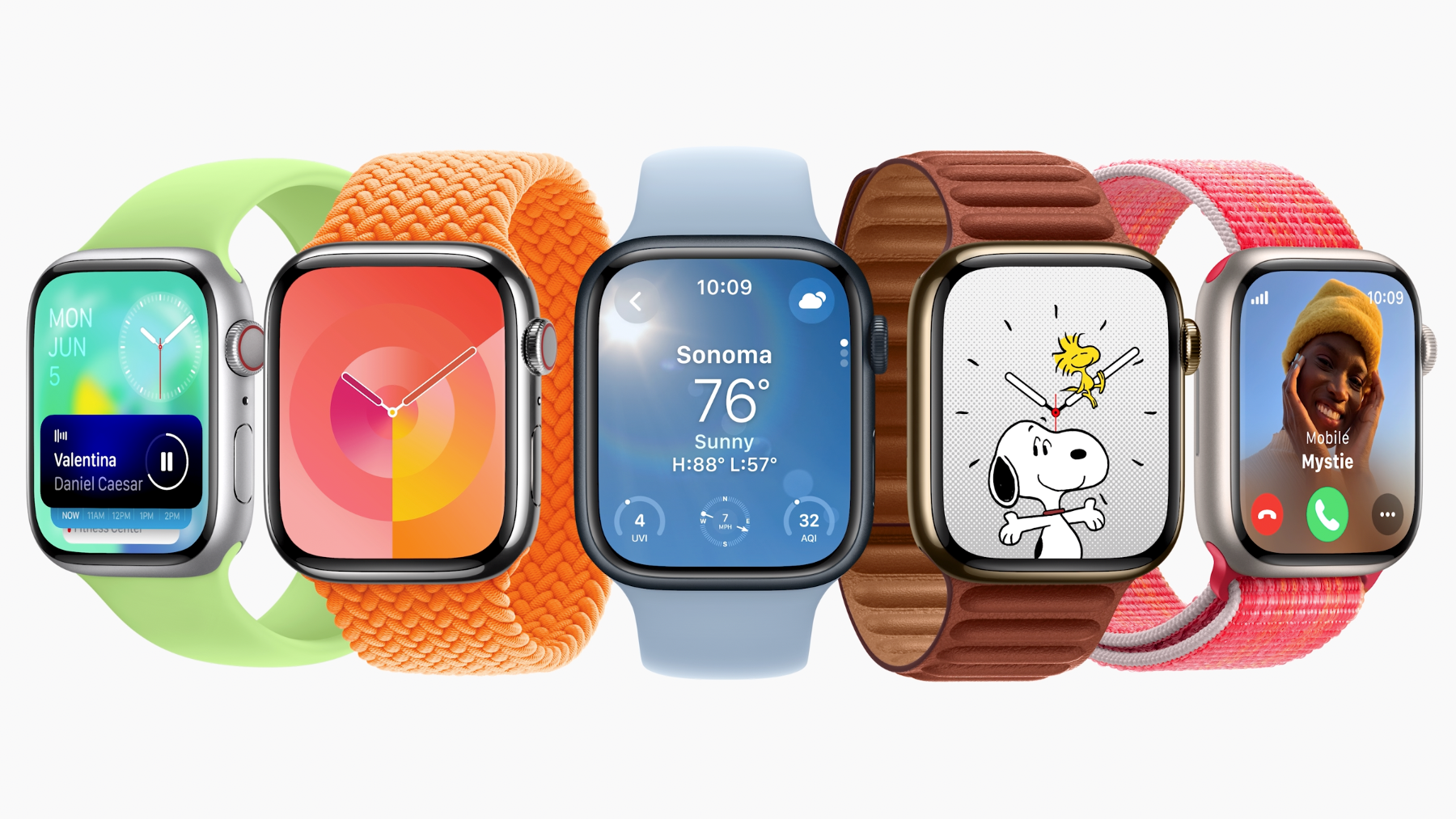 文章:《Apple WatchOS 10将把小工具、史努比漫画带到你的手表脸上》_配图