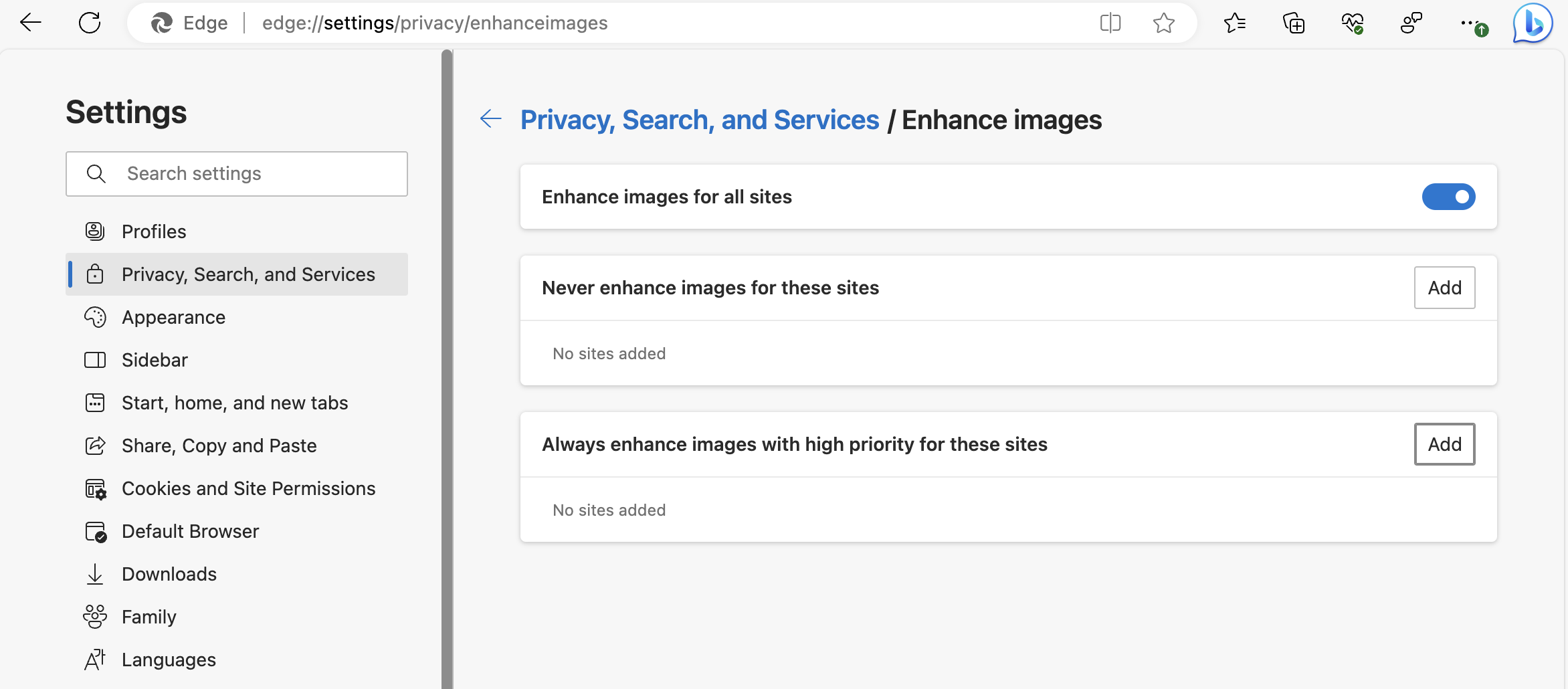 文章:《Edge浏览器中的“Enhance Image”功能将图像URL发送给Microsoft》_配图1