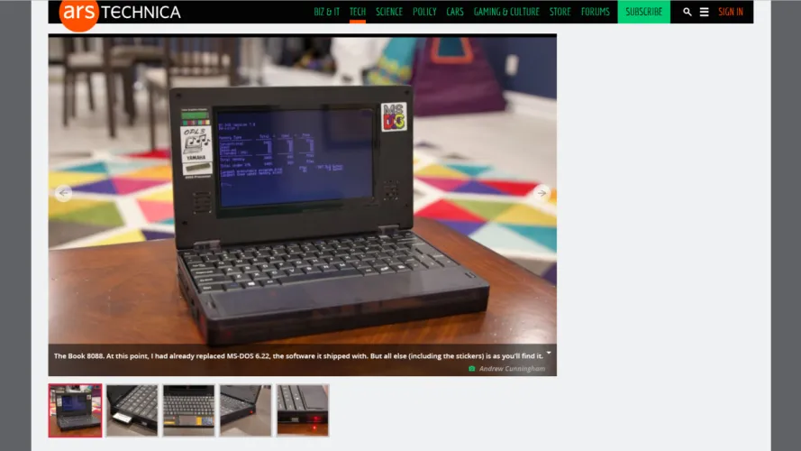 文章:《这款时髦的“现代”笔记本电脑重现了IBM PC 5150–有点像》_配图1