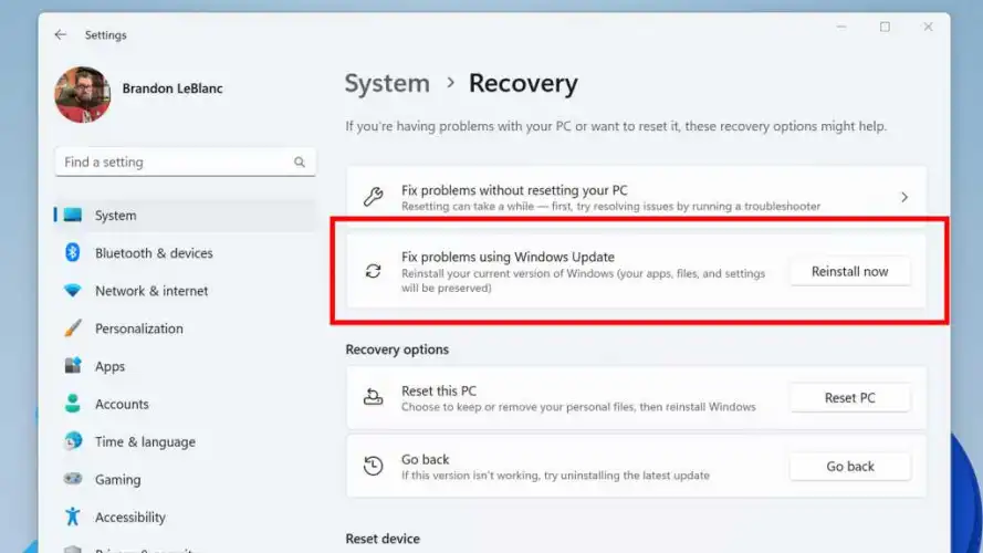 文章:《Windows更新将修复您损坏的安装，头痛程度最低》_配图