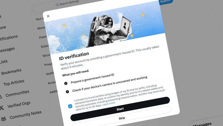 文章:《推特要求政府发放的ID用于付费用户验证》_配图