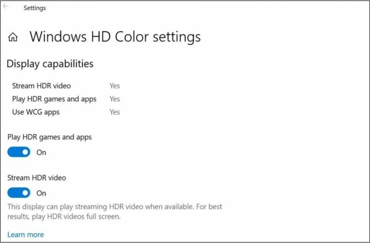 文章:《如何在Windows PC上玩游戏，在HDR中观看视频》_配图9