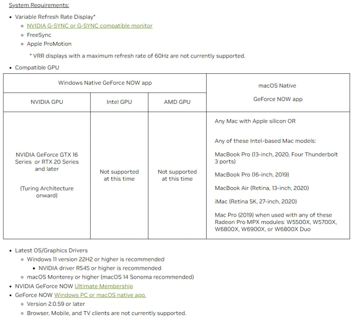 文章:《NVIDIA的GeForce Now流媒体获得G-Sync和一天通行证》_配图1